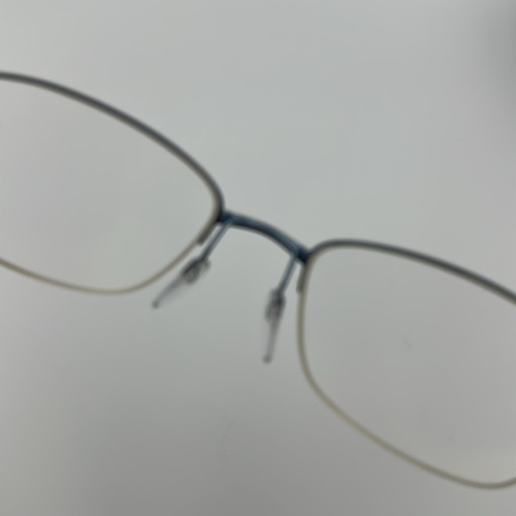 Silhouette Illusion-Nylor 4453 Eyeglasses 6074 Metallic Blue 52-18-140mm - Picture 8 of 10